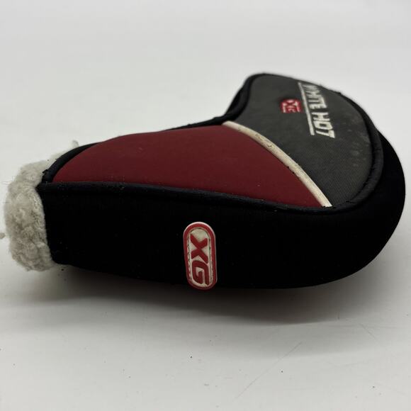 Odyssey White Hot XG Blade Putter Golf Club Headcover Black Red Fur Trim Golfing - Picture 4 of 6